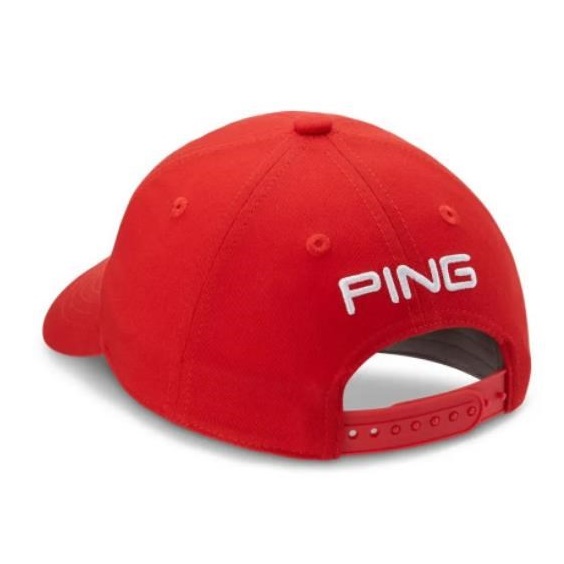 Ping Tour Classic Junior Golf Cap, rot