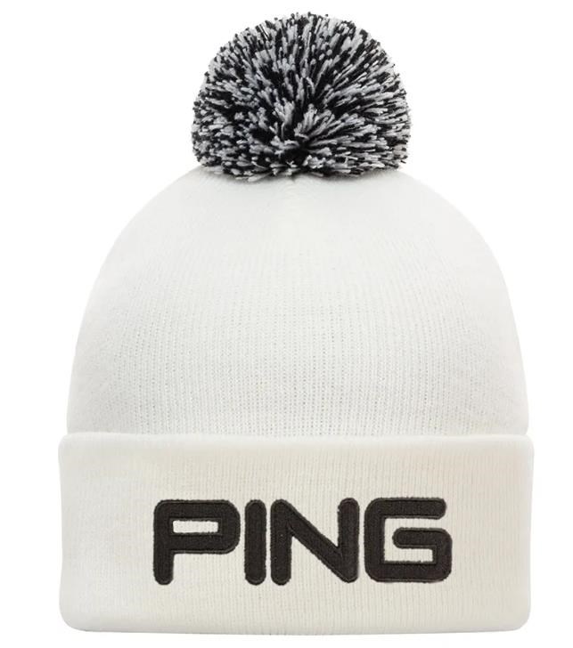 PING Classic Bobble Herren Wintermütze, weiss