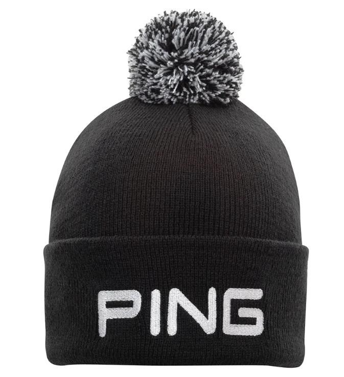 PING Classic Bobble Herren Wintermütze, schwarz