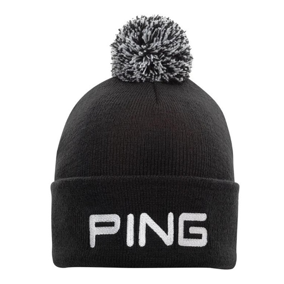 PING Classic Bobble Herren Wintermütze, schwarz