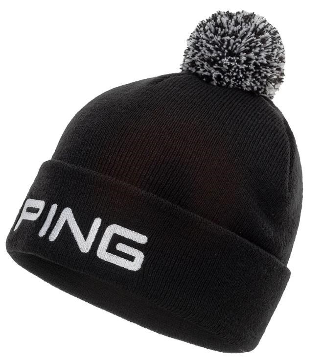 PING Classic Bobble Herren Wintermütze, schwarz