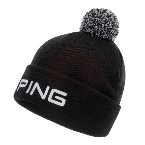 PING Classic Bobble Herren Wintermütze, schwarz