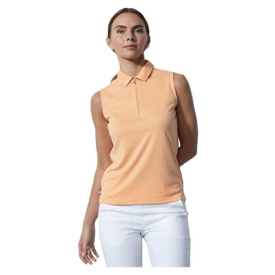 Daily Sports PEORIA Sleeveless Damen Poloshirt, kumquat