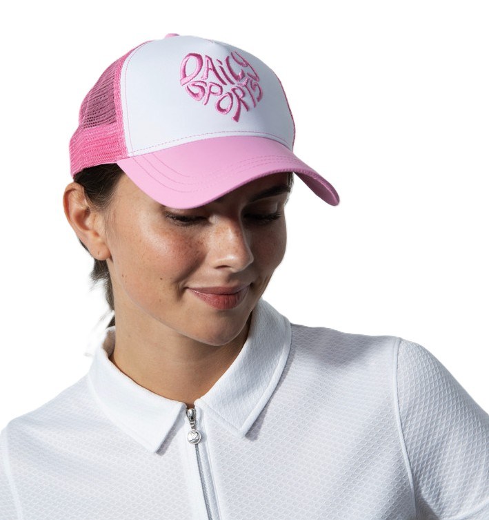 Daily Sports BARLETTA Damen Cap, weiss/rosa