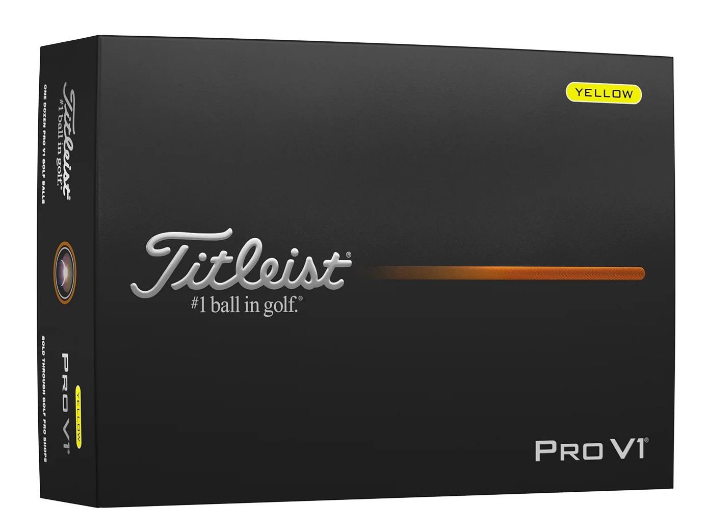 Titleist Pro V1 Golfbälle, gelb