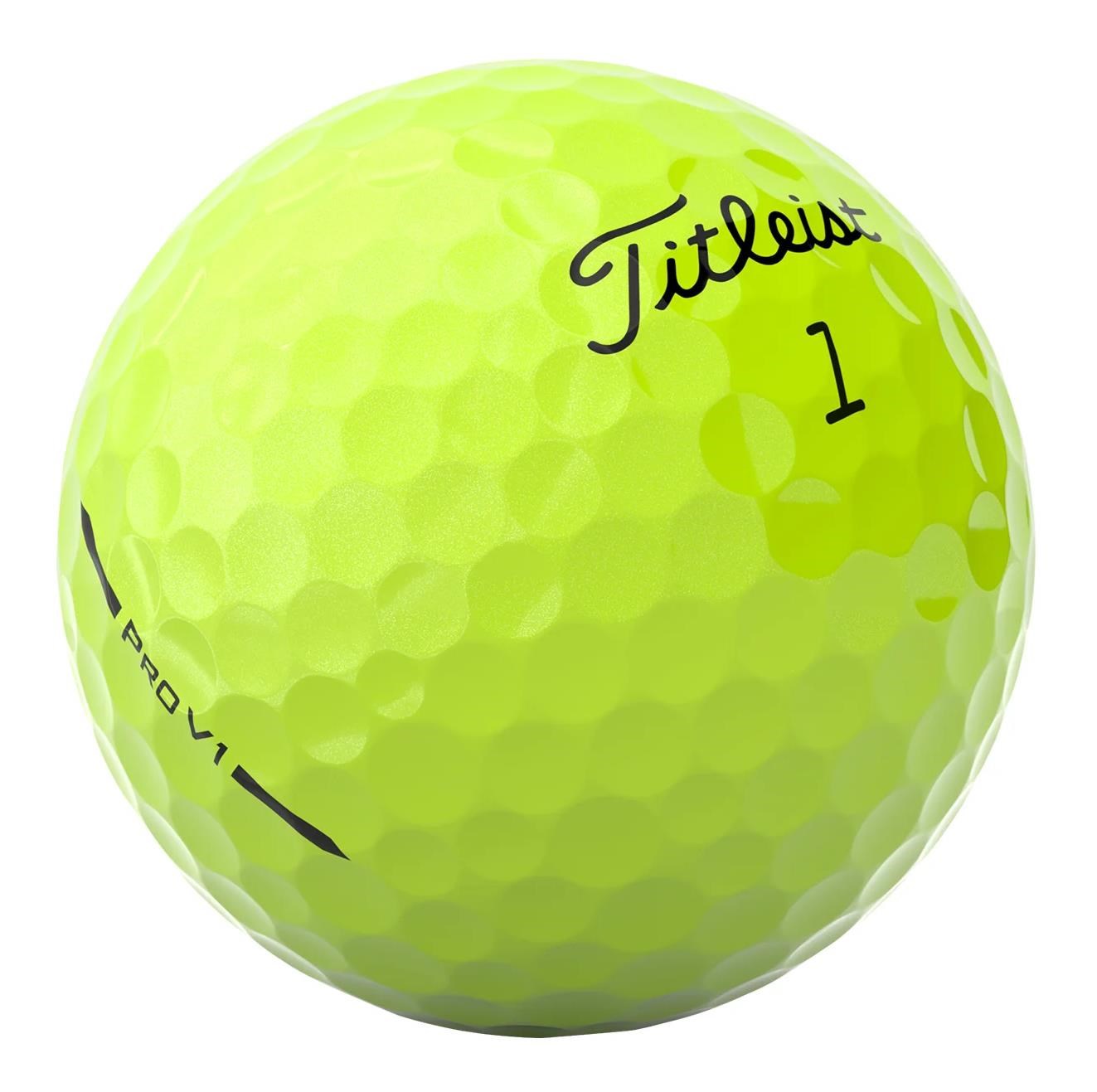 Titleist Pro V1 Golfbälle, gelb