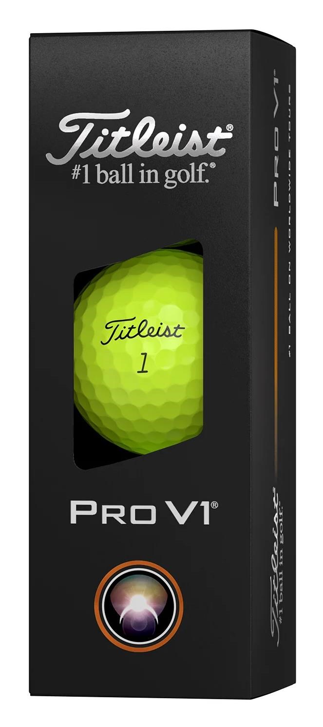 Titleist Pro V1 Golfbälle, gelb