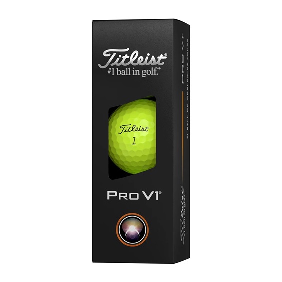 Titleist Pro V1 Golfbälle, gelb