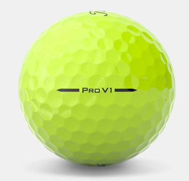Titleist Pro V1 Golfbälle, gelb