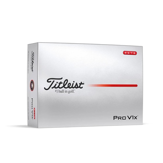 Titleist Pro V1x Golfbälle, High number