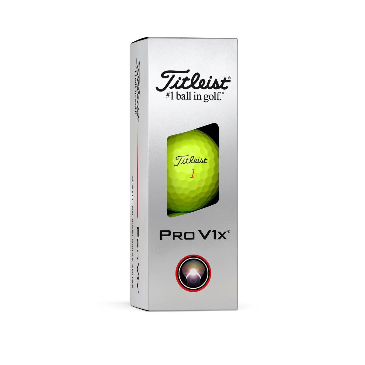 Titleist Pro V1x Golfbälle, gelb