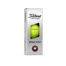 Titleist Pro V1x Golfbälle, gelb