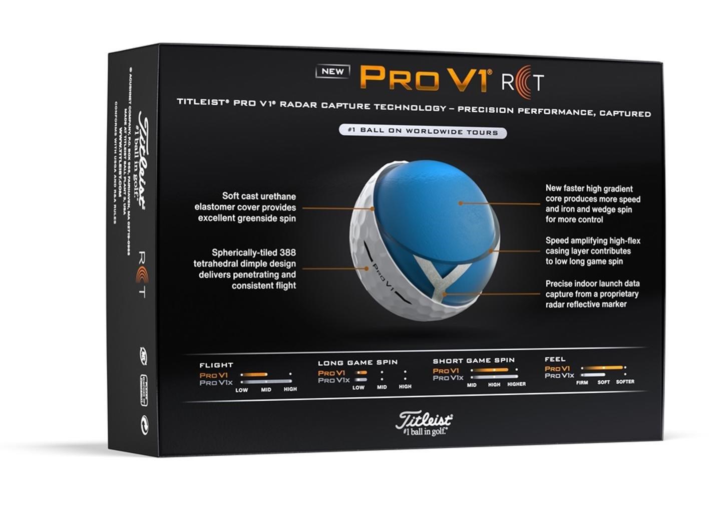 Titleist Pro V1 Golfbälle, RCT