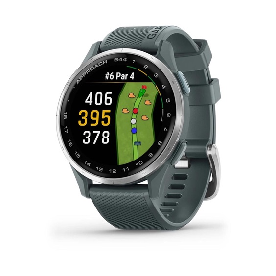 Garmin Approach S44 GPS Golfuhr, Twilight/Silber Aluminium