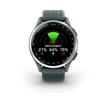 Garmin Approach S44 GPS Golfuhr, Twilight/Silber Aluminium