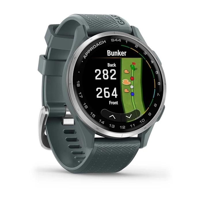 Garmin Approach S44 GPS Golfuhr, Twilight/Silber Aluminium