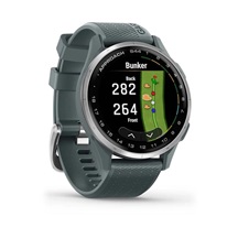 Garmin Approach S44 GPS Golfuhr, Twilight/Silber Aluminium