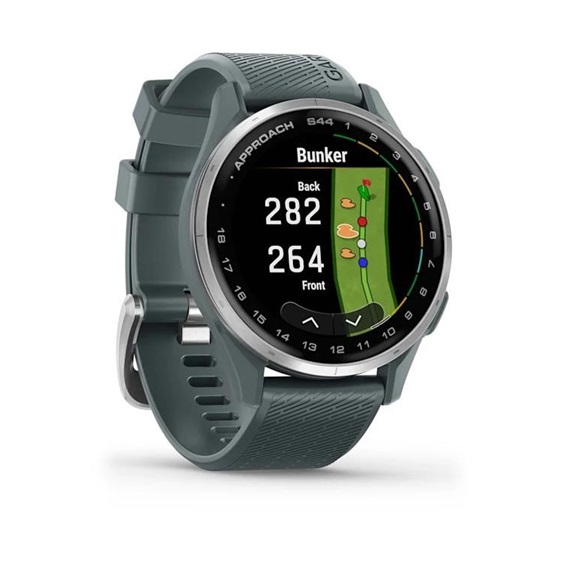 Garmin Approach S44 GPS Golfuhr, Twilight/Silber Aluminium