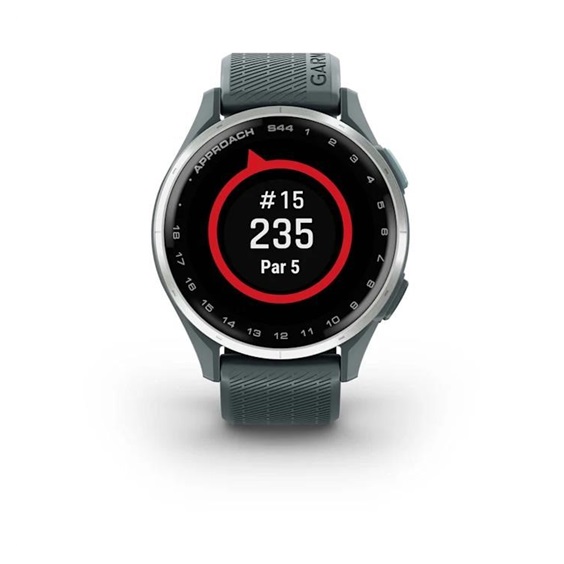 Garmin Approach S44 GPS Golfuhr, Twilight/Silber Aluminium