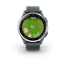 Garmin Approach S44 GPS Golfuhr, Twilight/Silber Aluminium