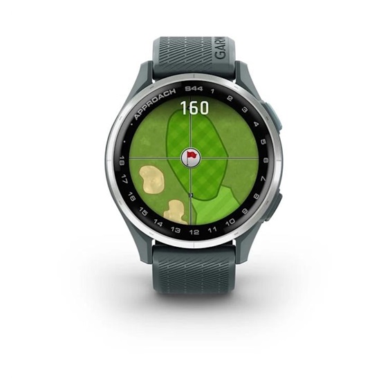 Garmin Approach S44 GPS Golfuhr, Twilight/Silber Aluminium