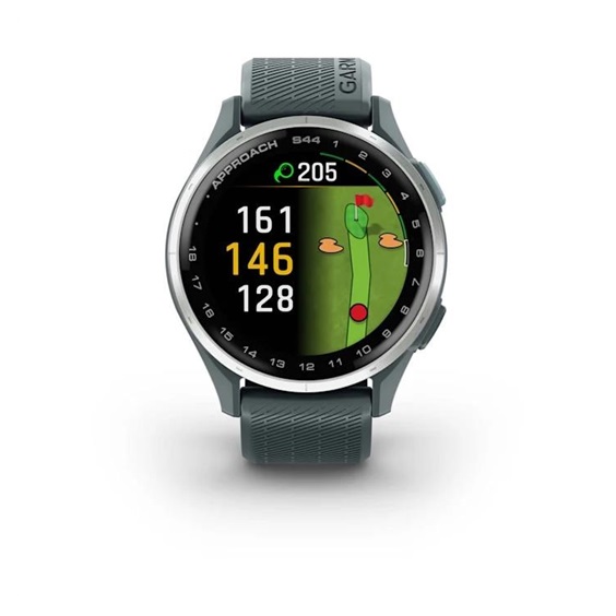 Garmin Approach S44 GPS Golfuhr, Twilight/Silber Aluminium
