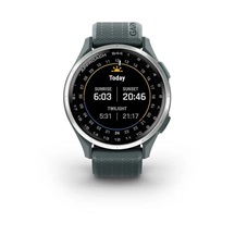 Garmin Approach S44 GPS Golfuhr, Twilight/Silber Aluminium