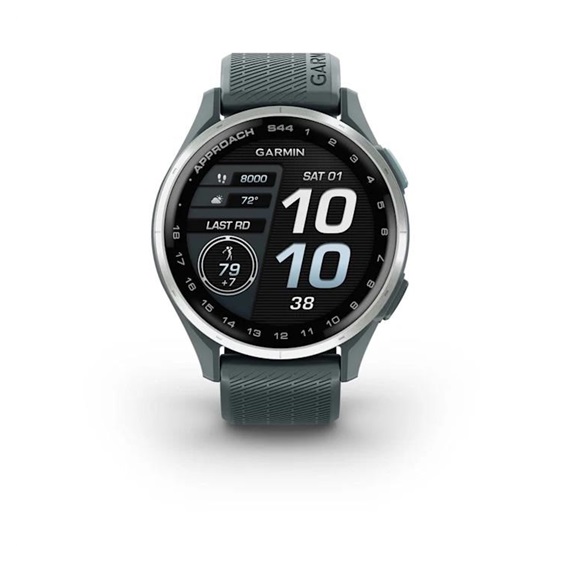 Garmin Approach S44 GPS Golfuhr, Twilight/Silber Aluminium