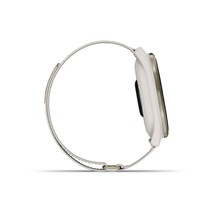 Garmin Approach S50 GPS Golfuhr, ivory nylon/cream gold aluminium