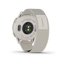 Garmin Approach S50 GPS Golfuhr, ivory nylon/cream gold aluminium