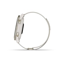 Garmin Approach S50 GPS Golfuhr, ivory nylon/cream gold aluminium