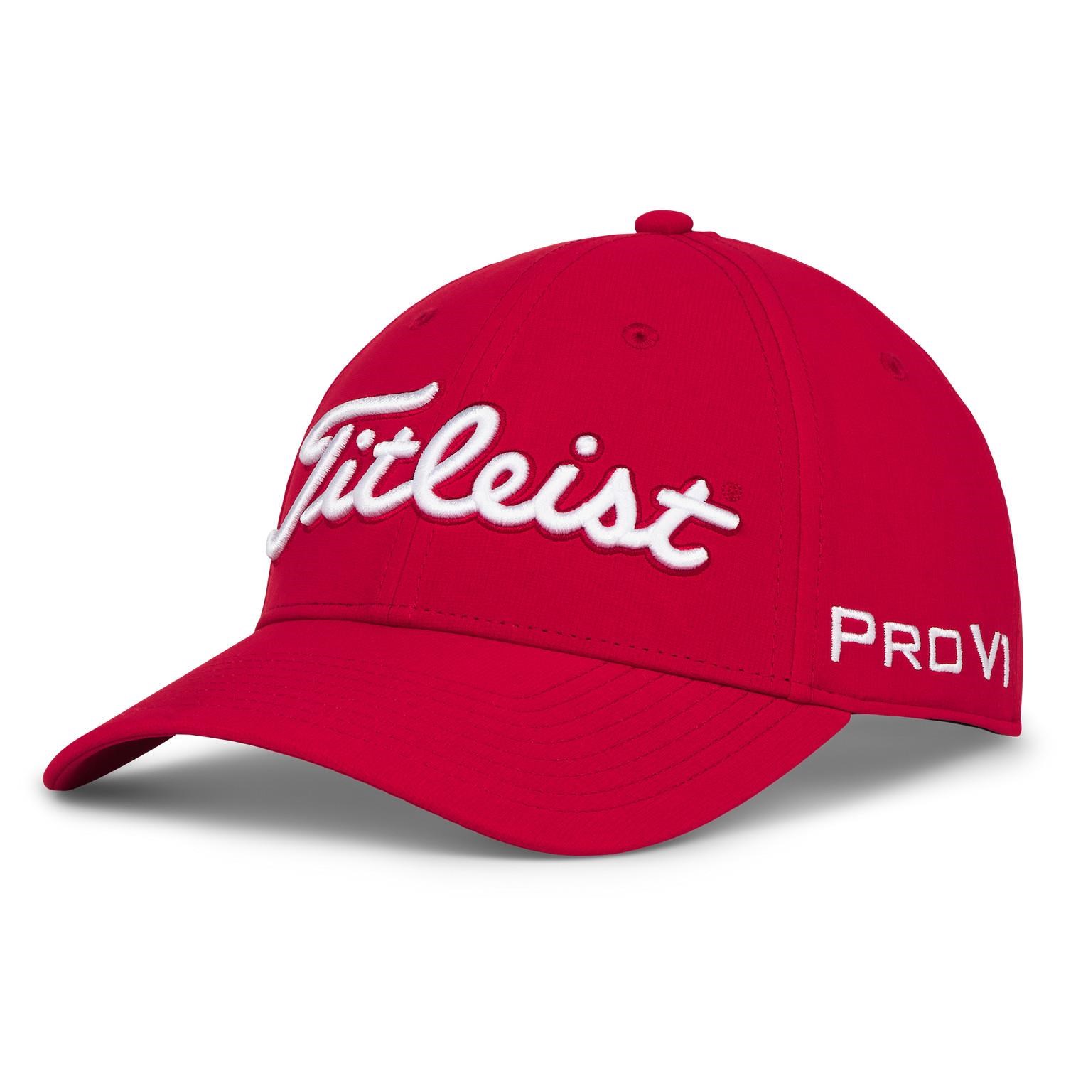 Titleist Tour Performance Herren Cap, rot