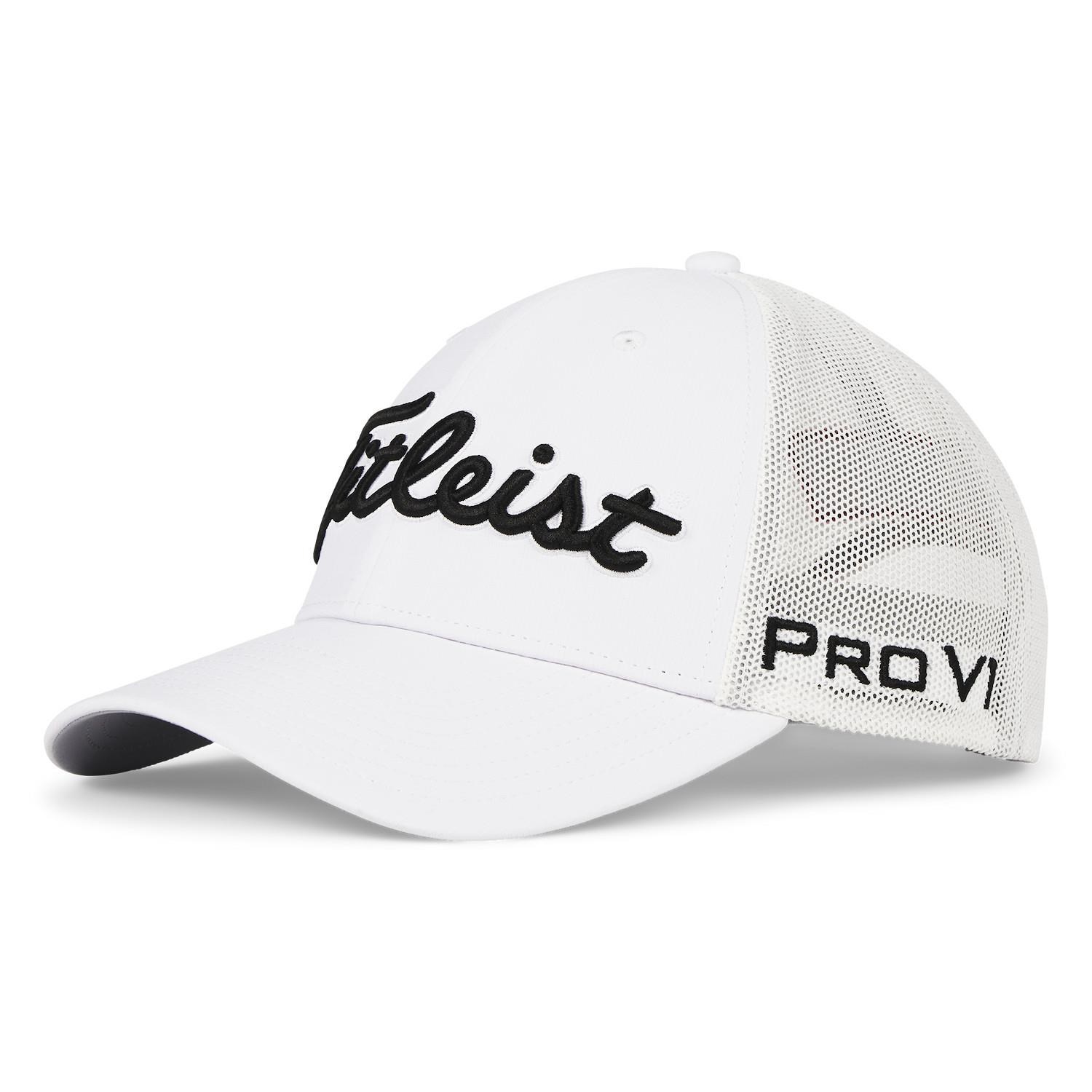 Titleist Tour Performance Mesh Herren Golfcap, weiss