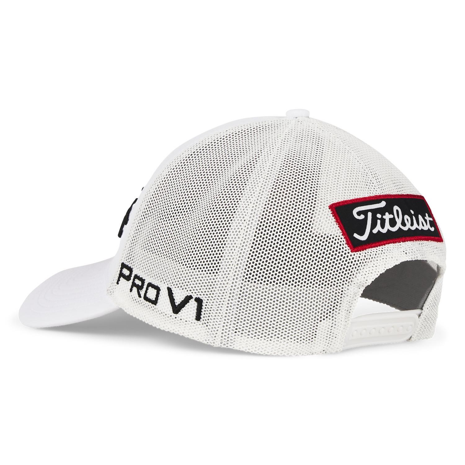 Titleist Tour Performance Mesh Herren Golfcap, weiss