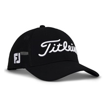 Titleist Tour Performance Mesh Herren Golfcap, schwarz
