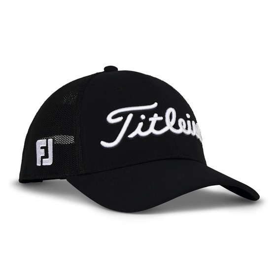 Titleist Tour Performance Mesh Herren Golfcap, schwarz