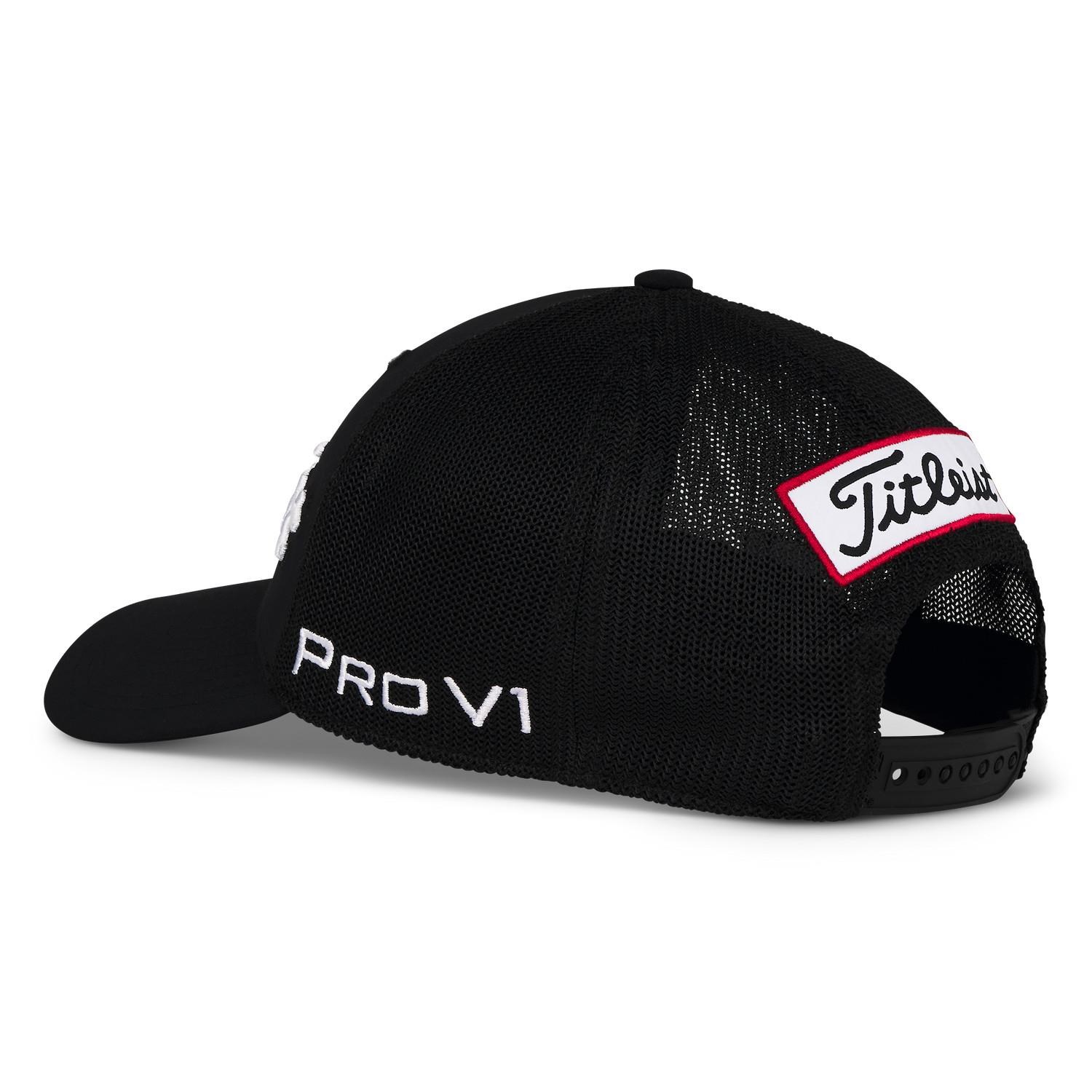 Titleist Tour Performance Mesh Herren Golfcap, schwarz