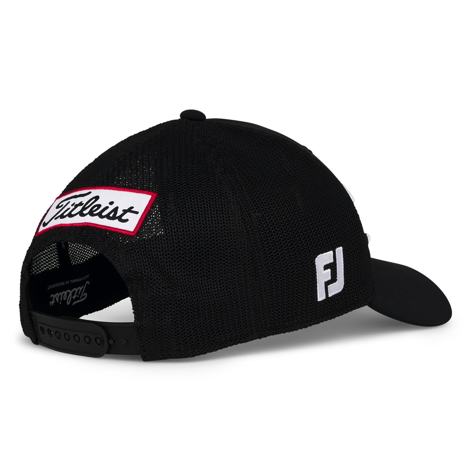 Titleist Tour Performance Mesh Herren Golfcap, schwarz