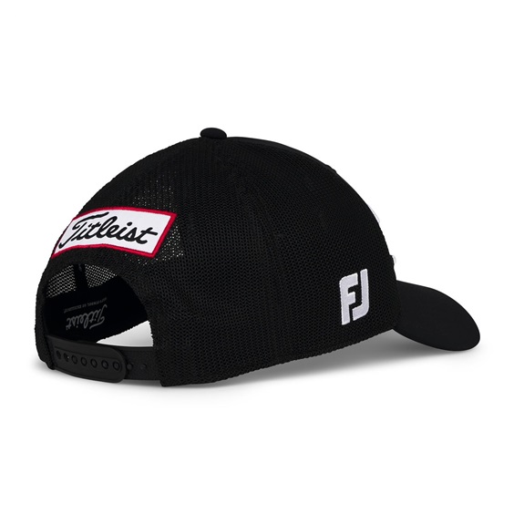 Titleist Tour Performance Mesh Herren Golfcap, schwarz