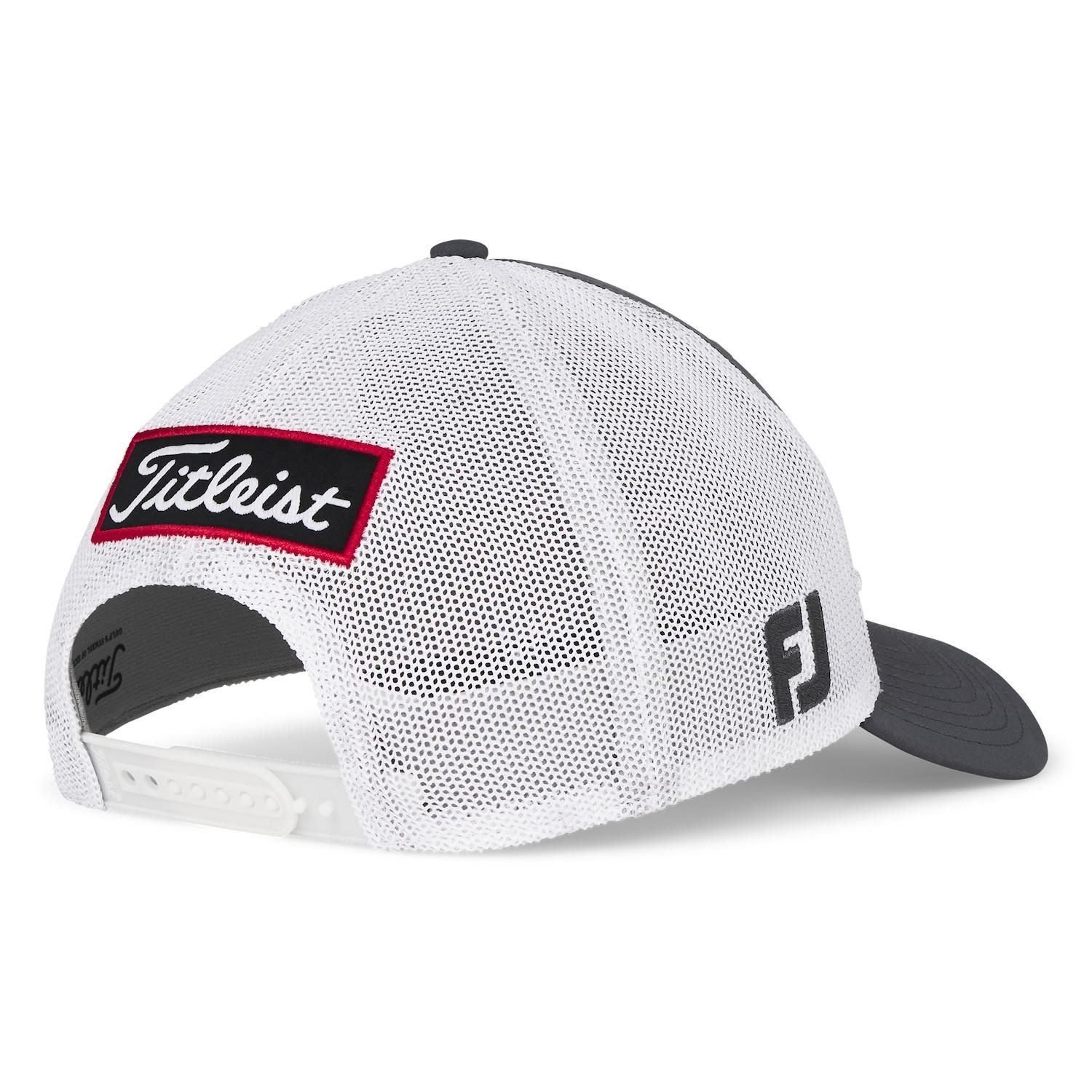 Titleist Tour Performance Mesh Herren Golfcap, grau/weiss