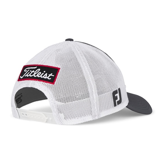 Titleist Tour Performance Mesh Herren Golfcap, grau/weiss