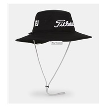 Titleist Tour Aussie Herren Bucket Hut, schwarz