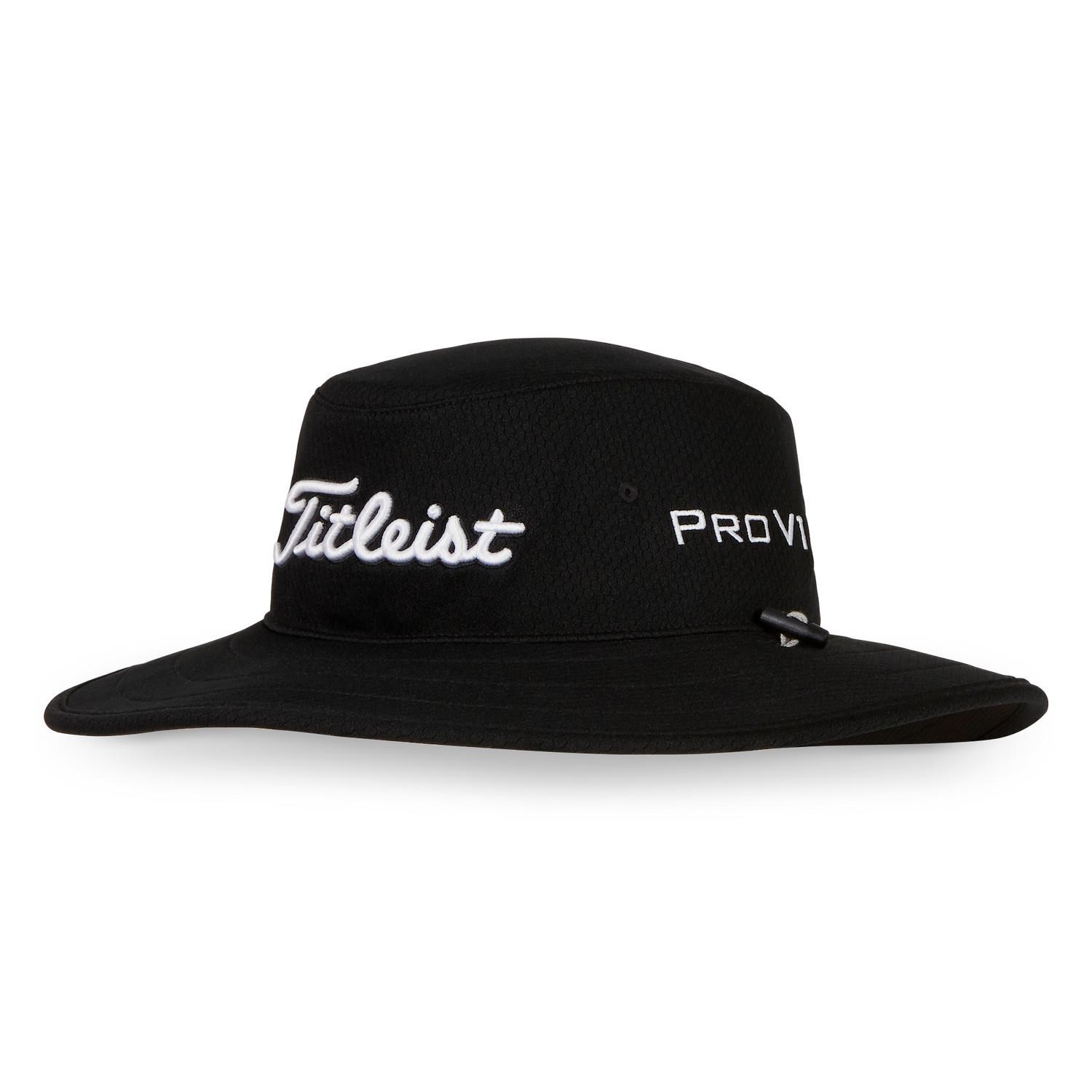Titleist Tour Aussie Herren Bucket Hut, schwarz