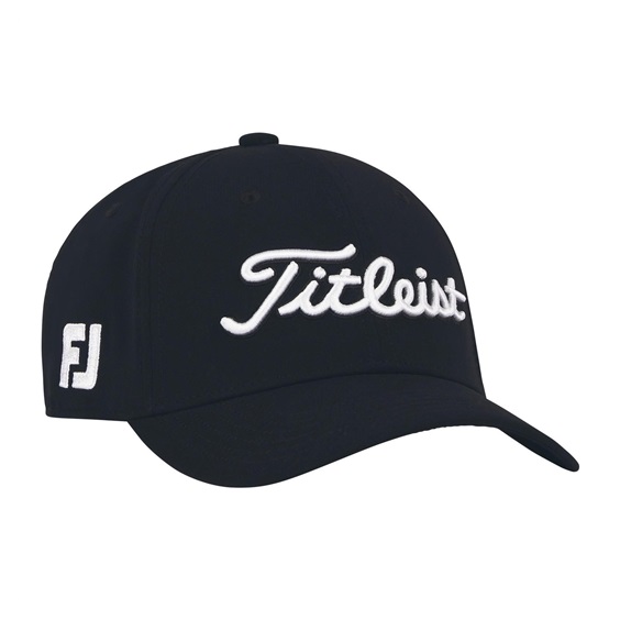 Titleist Junior Tour Performance Golf Cap, schwarz