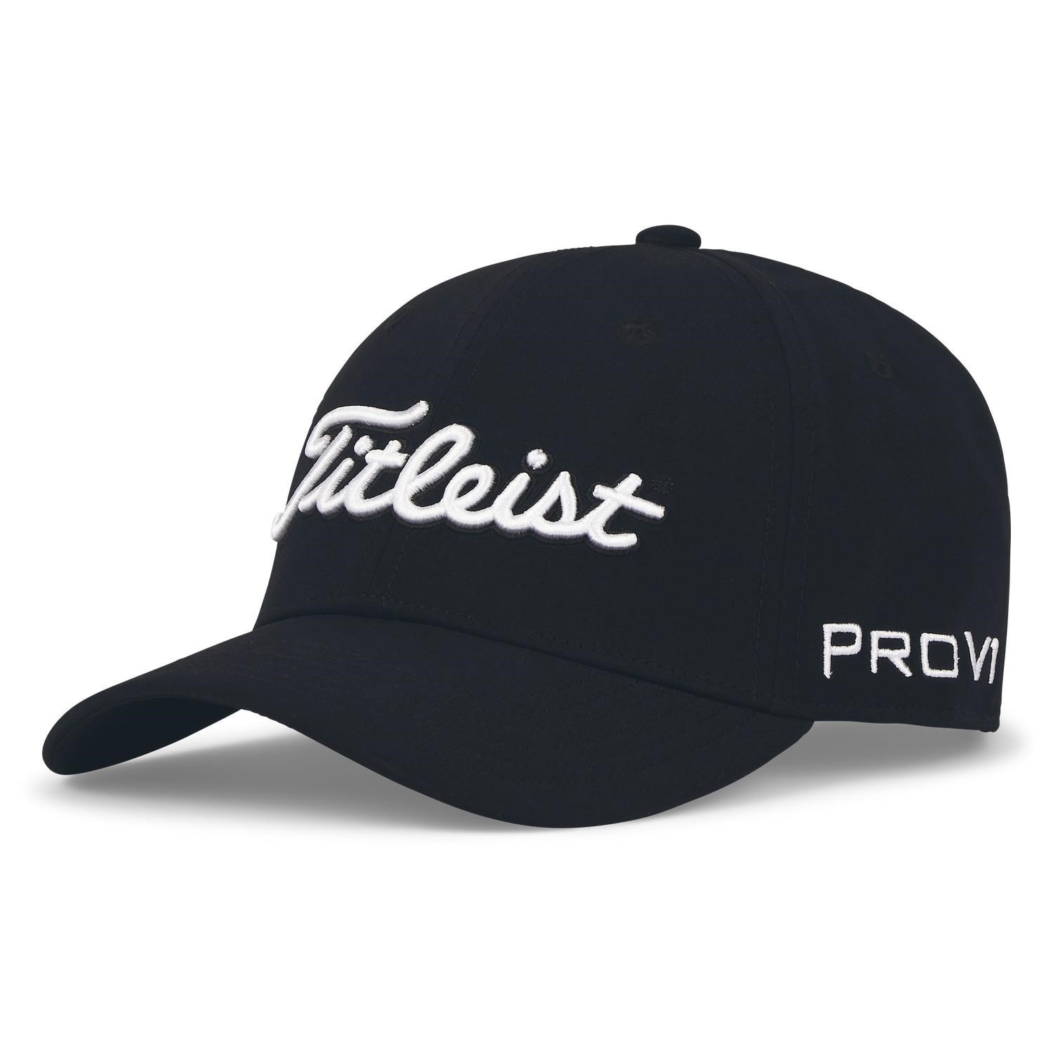 Titleist Junior Tour Performance Golf Cap, schwarz