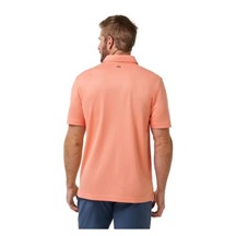 Travis Mathew Roaming Routes Herren Poloshirt, coral fusion