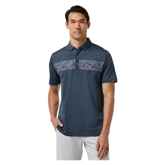 Travis Mathew Good Good AcropolisHerren Poloshirt, mood indigo/vintage indigo