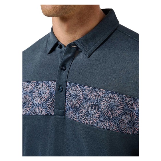Travis Mathew Good Good AcropolisHerren Poloshirt, mood indigo/vintage indigo