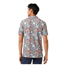 Travis Mathew Featherweight sand Herren Poloshirt, heather medium grey