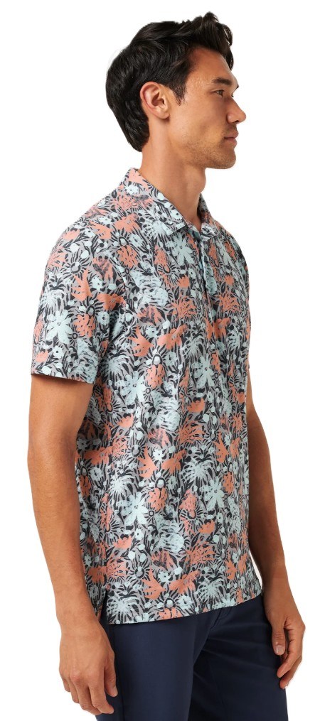 Travis Mathew Featherweight sand Herren Poloshirt, heather medium grey
